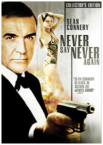 DVD «Никогда не говори никогда».