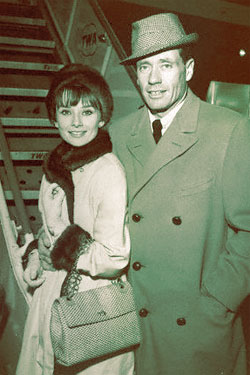 Одри Хепберн со своим первым мужем Мелом Феррером.