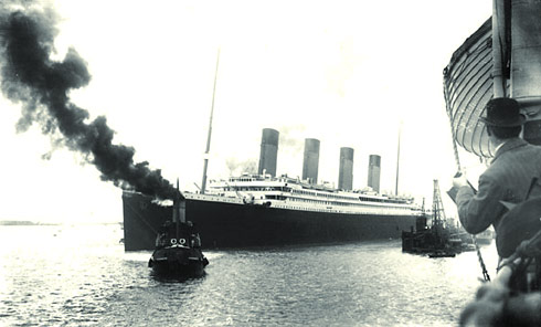 «Титаник» готовыт к выходу в океан.