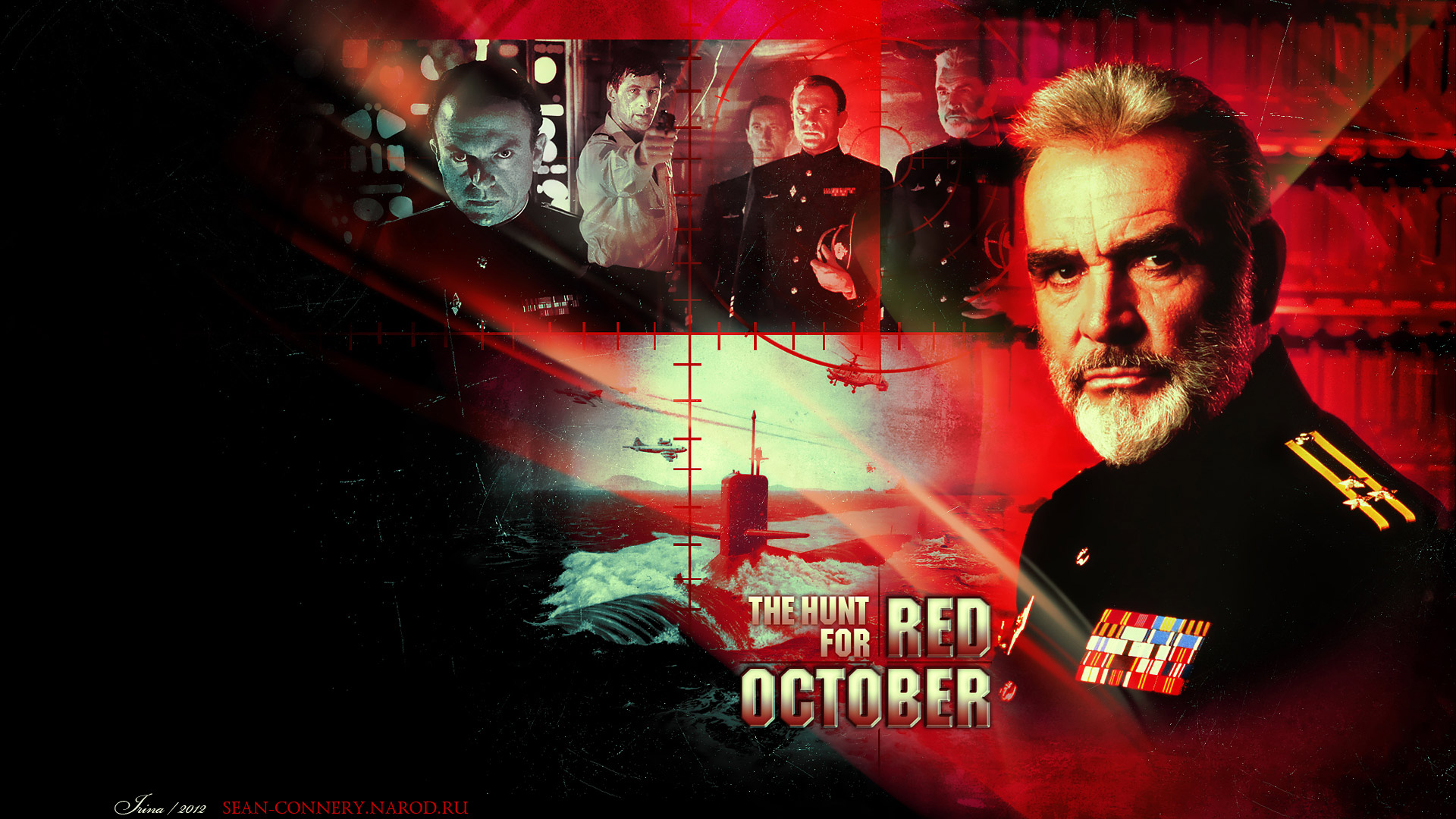 Шон Коннери (Sean Connery)  Wallpapers. Охота за Красным Октябрем. The Hunt for Red October.