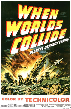 «Столкновение миров»  (1951). Постер.
